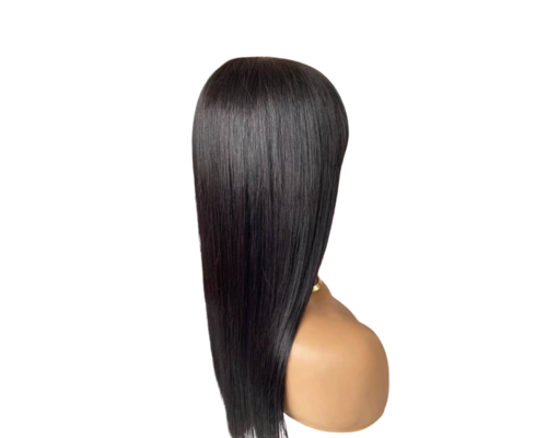 Straight Remy Wig With Bangs