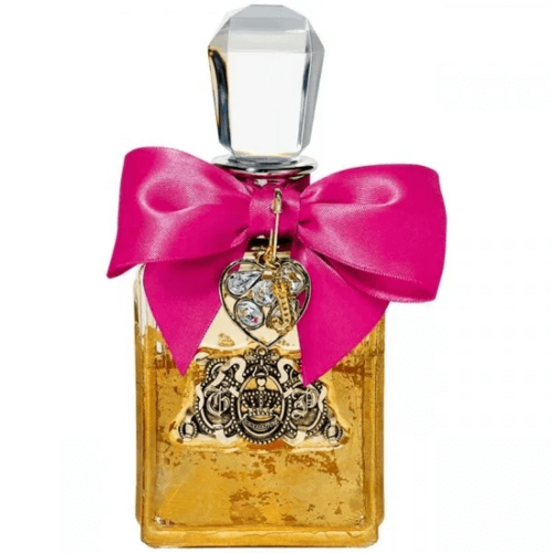 Juicy Couture Viva La Juicy 50ml pink gold bottle with bow and gold cap Eau de Parfum