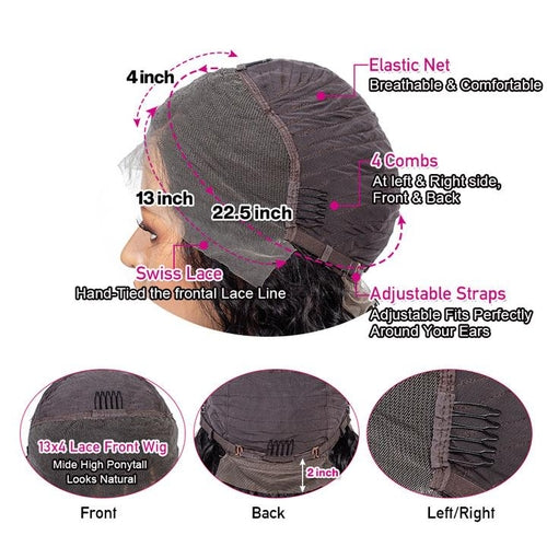 13x4 Natural Wave Human Hair