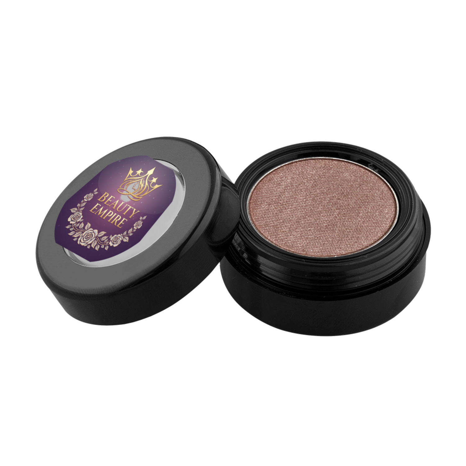 Burnt Orange Eye Shadow compact pressed pan with silky creamy texture and softly shimmering luminous finish