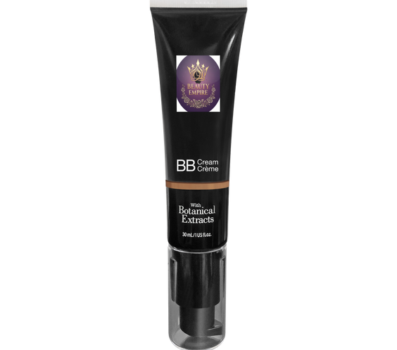 BB Cream Dark Beauty Empire hydrating tinted cream with hyaluronic acid peptides and SPF UVA UVB protection