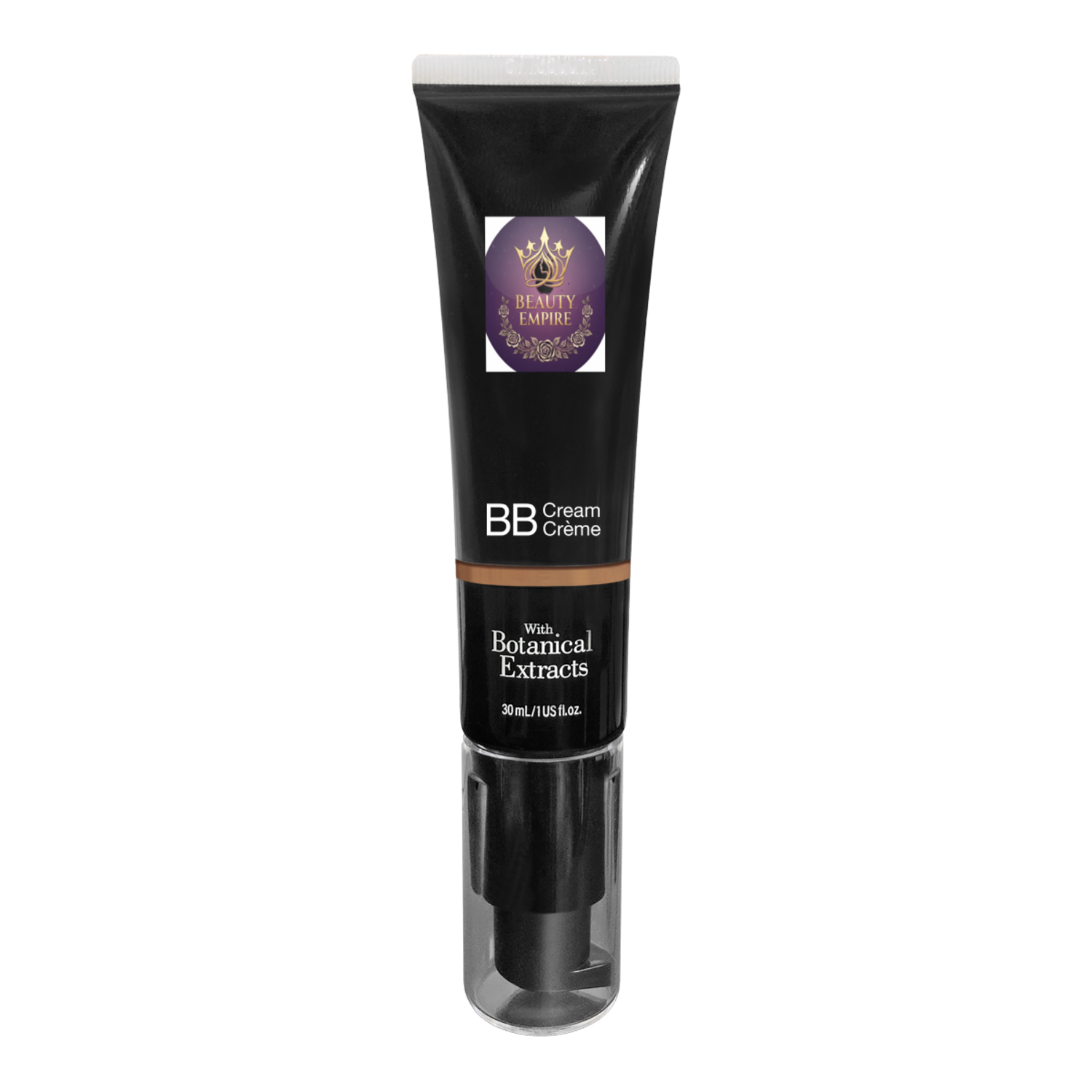 BB Cream Dark Beauty Empire hydrating tinted cream with hyaluronic acid peptides and SPF UVA UVB protection