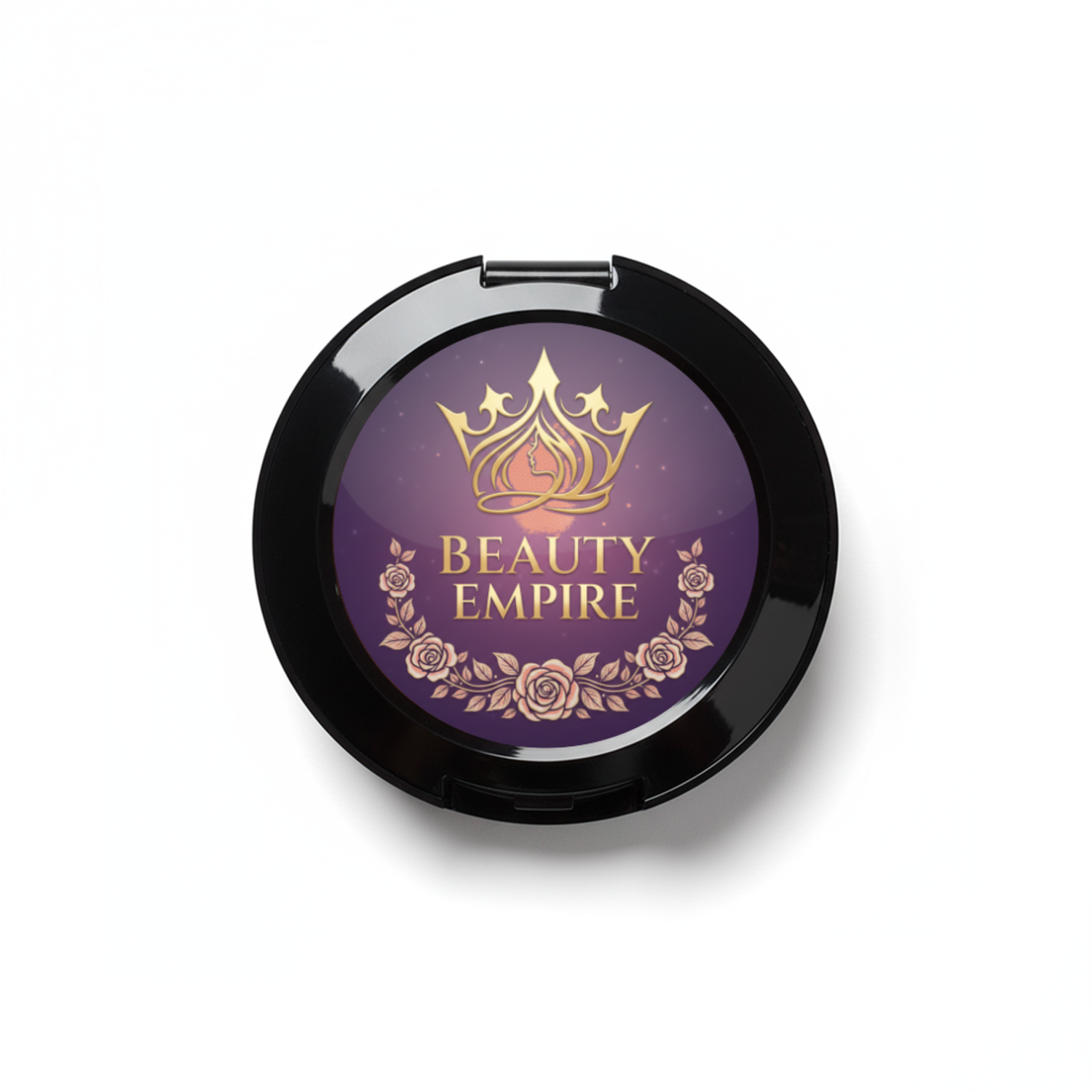 Blush Compact Hint of Color S talc-free pressed powder with included sculpting tool warm rosy shade