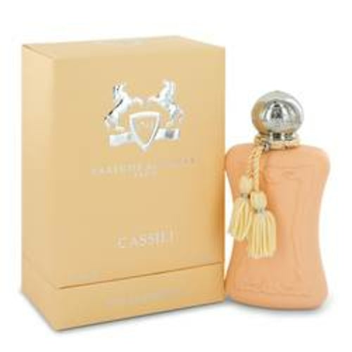 Cassili Eau De Parfum 2.5 oz 75 ml glass bottle with spray cap and gold label by Parfums de Marly