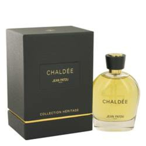 Chaldee 3.3 oz Eau de Parfum by Jean Patou bottle labeled with fragrance name