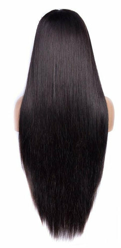 Straight Remy Wig With Bangs