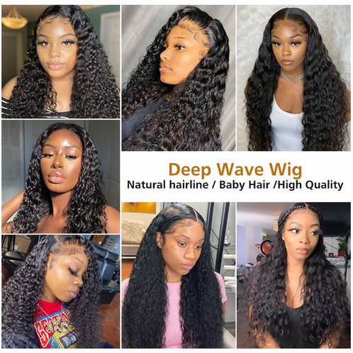 13x4 HD Lace Frontal Deep Wave