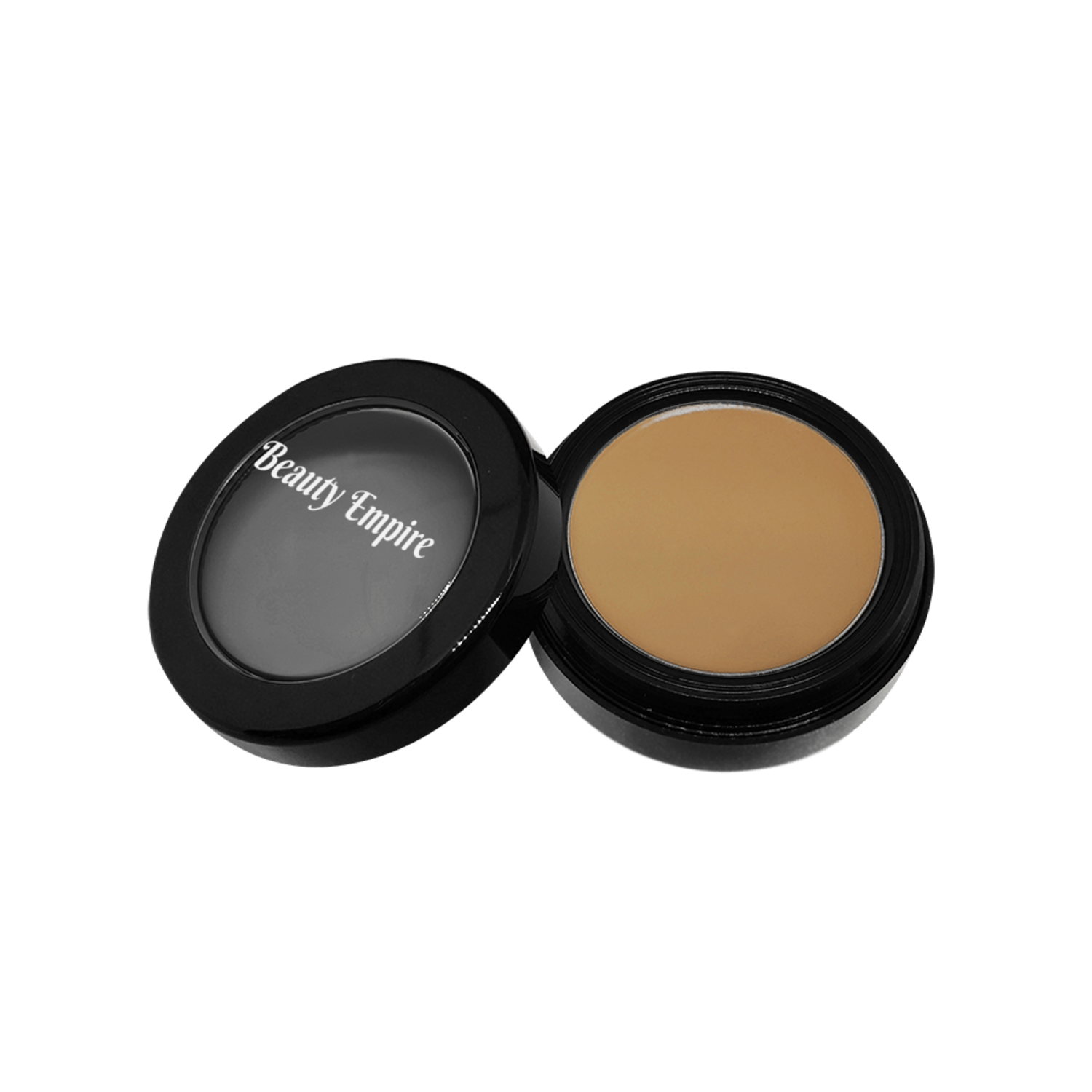 Concealer C754 Tan pot compact small round makeup pot with creamy high-pigment tan concealer