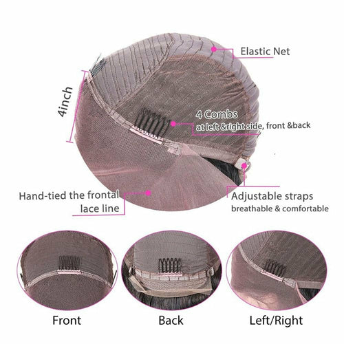 13x4 Kinky Straight Frontal