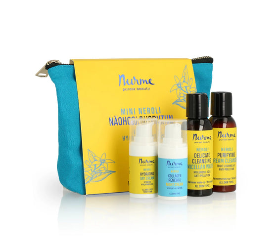Mini Face Care Routine Gift Set in a Cosmetic Bag