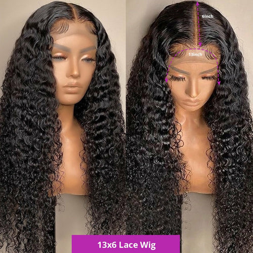 13x4 HD Jerry Curl Wig 200%