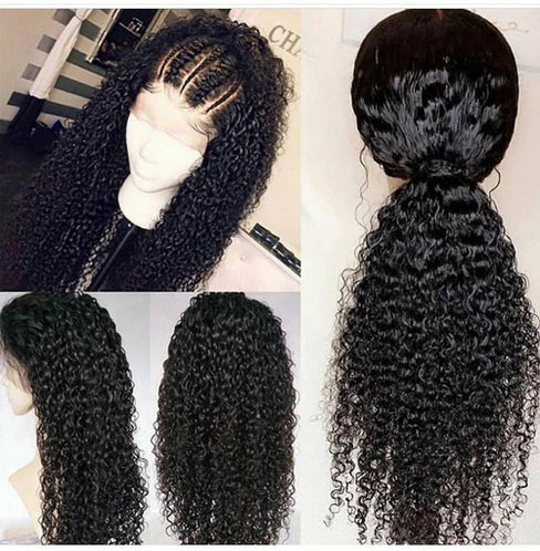 13x4 HD Jerry Curl Wig 200%
