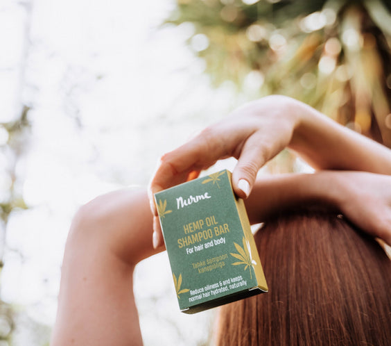 Hemp Oil Shampoo Bar – Normal & Oily Hair, 100g 