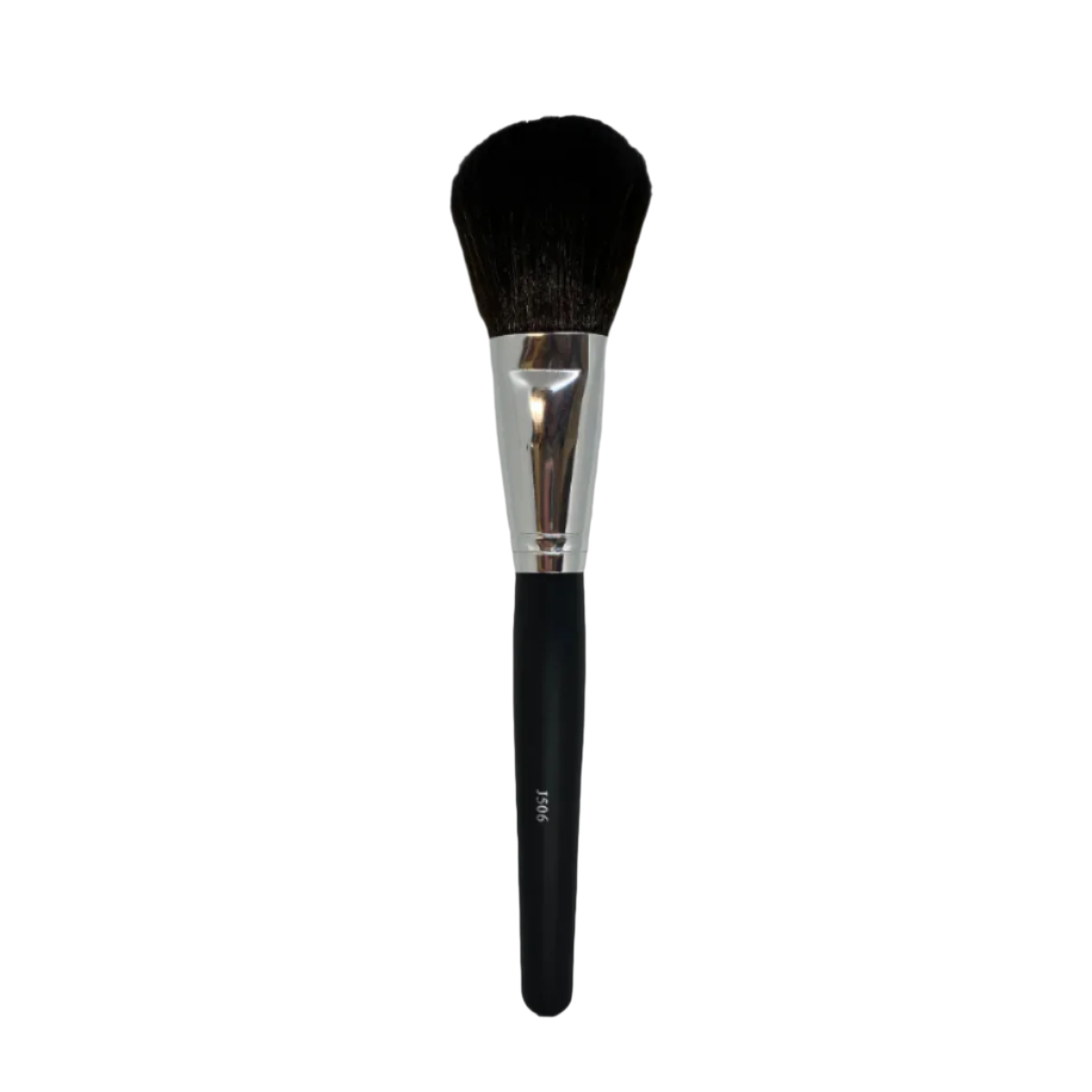 J506 Tapered Large Powder Brush with tapered dense bristles and long handle for even matte powder application Cruelty-free Toronto-made