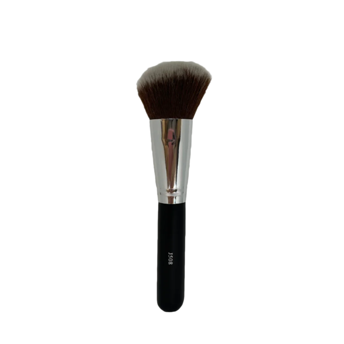 J508 Angle Buffer Brush with angled dense nylon bristles and ergonomic handle for foundation buffing cruelty-free Toronto-made