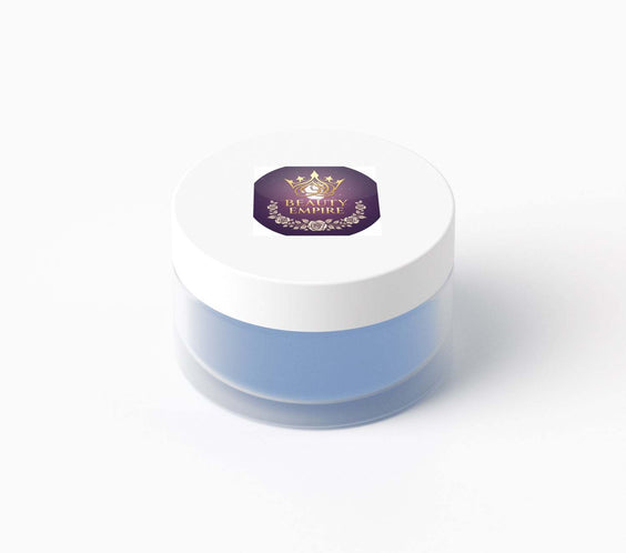Blue Raspberry Lip Conditioner 15mL jar with glossy balm and Made in Canada label