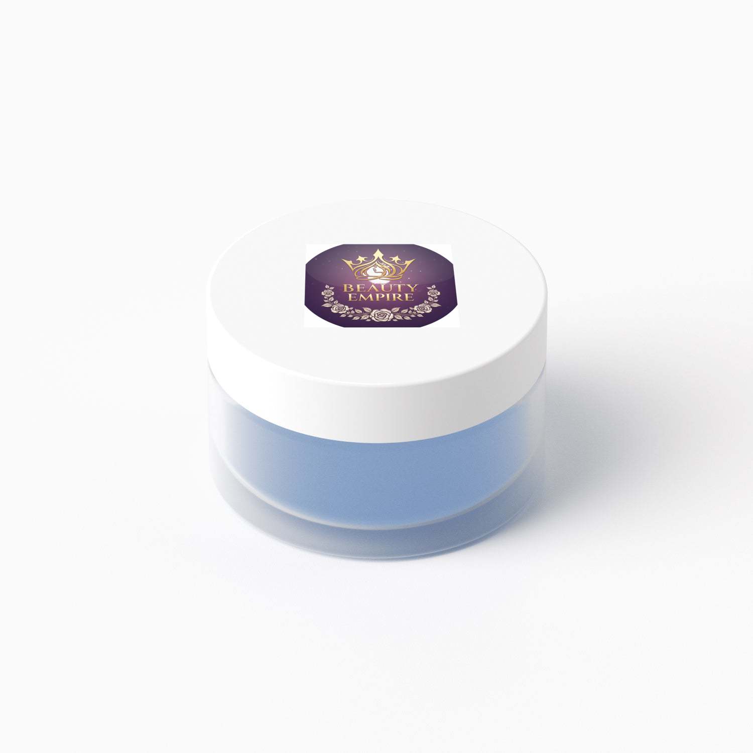 Blue Raspberry Lip Conditioner 15mL jar with glossy balm and Made in Canada label