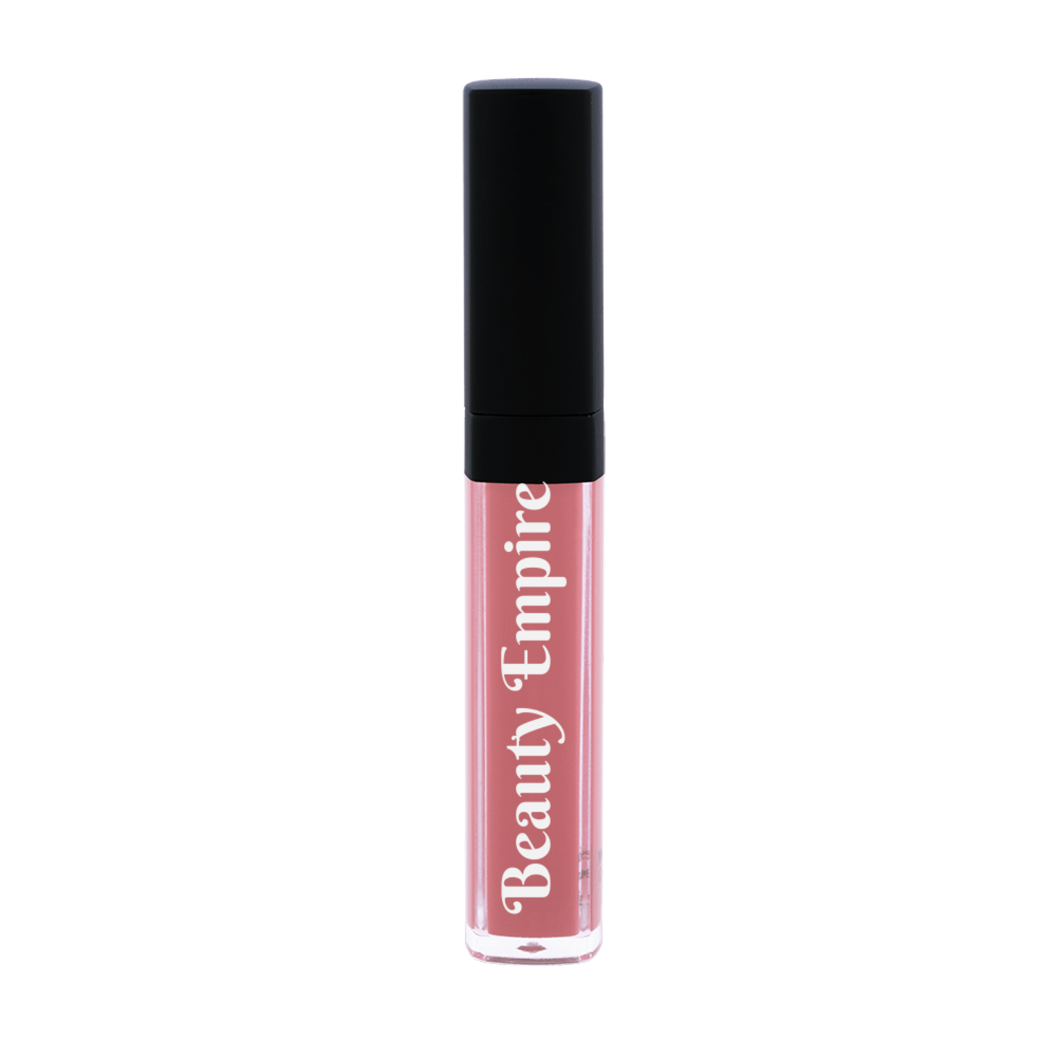 Fall In Love liquid lipstick tube with applicator showing matte satin rosy shade and Made in Canada label