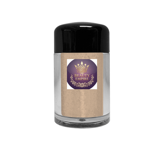 MD9 Mineral Dust Amber fine mica shimmer powder jar for eye makeup made in Canada