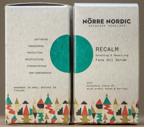 Soothing & Repairing Face Oil Serum RECALM, 30 ml