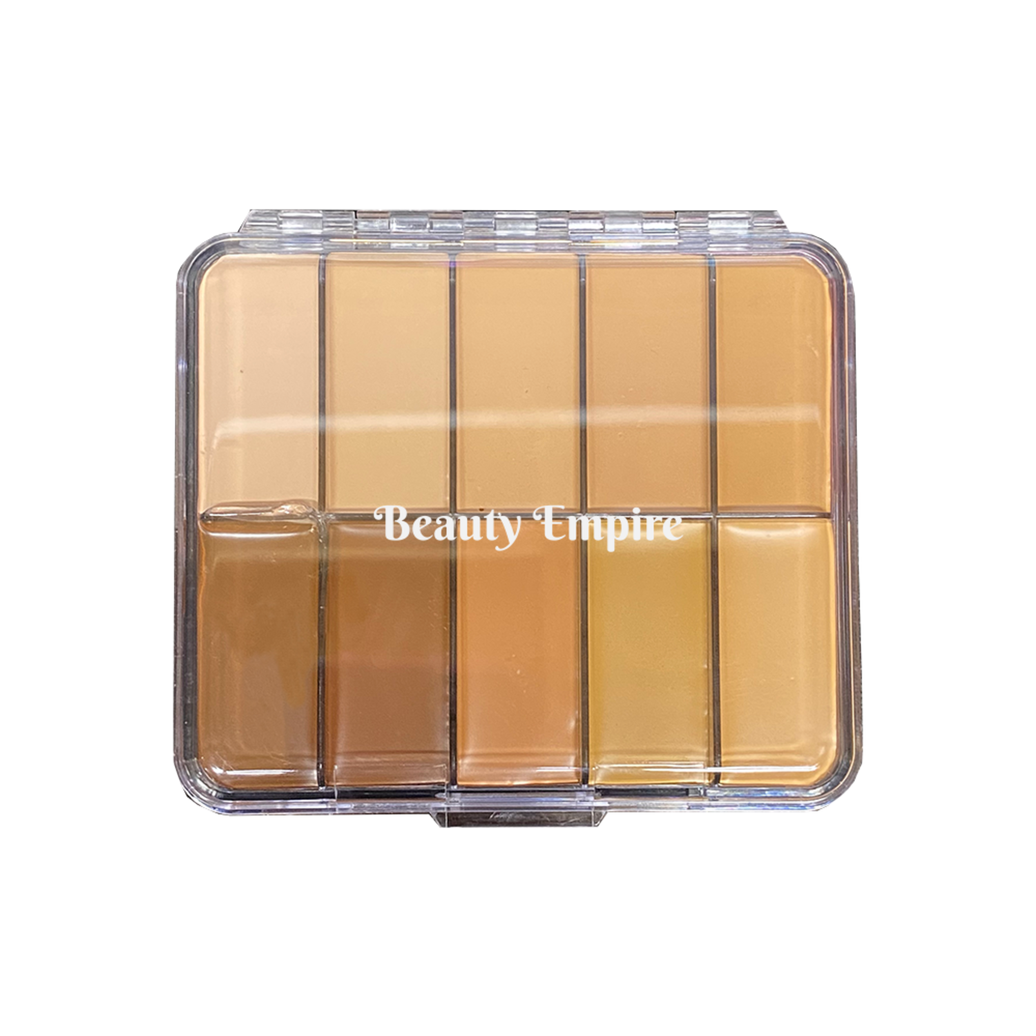 HD Cream Foundation Mini S&R Palette ten cream-to-powder shades matte finish Made in Canada